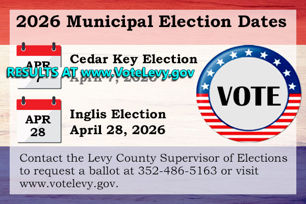 Levy County Supervior Of Election Ad On HardisonInk.com
