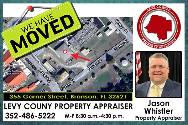 Ad For Levy County Property Appraiser's Office on HardisonInk.com