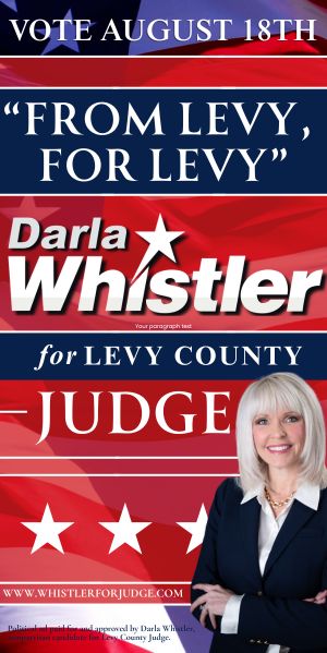 Elect Darla Whistler as Levy County Court Judge HardisonInk.com