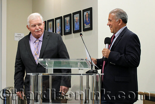 Mayor Charles Goodman and Judge Luis Bustamante